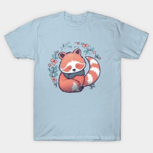 Cute little sleep red panda T-Shirt